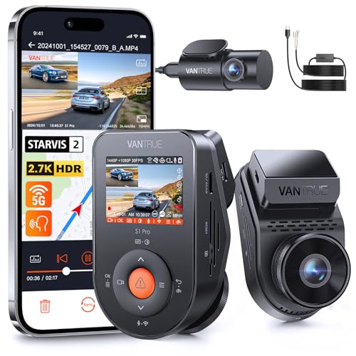 Amazon.com: 【Bundle: Vantrue S1 PRO Dual Dash Cam + Vantrue